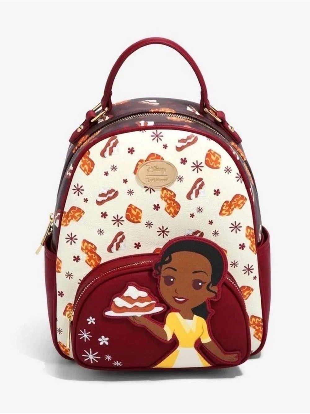 Disney The Princess and the Frog Tiana & Beignets Mini Backpack, & Tiana figpin
